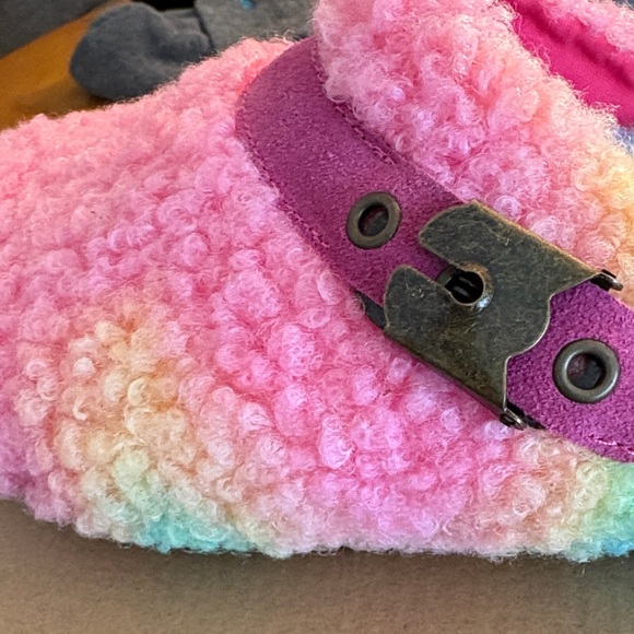 Vintage Havana Multicolor Fuzzy Mules - Picture 2 of 4